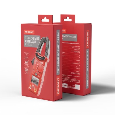 Токовые клещи R200A REXANT