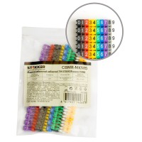 Маркер кабельный наборный "0-9" STEKKER 1,5 мм2 CBMR-MKN15 (150шт/упак - 10 отрез. по 15 шт.) 49396 Маркер кабельный наборный "0-9" STEKKER 1,5 мм2 CBMR-MKN15 (150шт/упак - 10 отрез. по 15 шт.) 49396