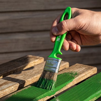 Кисть флейцевая "Работы по дереву" Color Line 25 х 10 мм Matrix