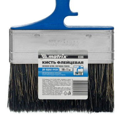 Кисть флейцевая "Водные краски" Color Line 100 х 17 мм Matrix Кисть флейцевая "Водные краски" Color Line 100 х 17 мм Matrix