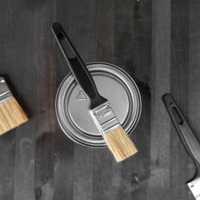 Кисть флейцевая "Стандарт", 25 х 6 мм, натуральная щетина, пластиковая ручка Сибртех Кисть флейцевая "Стандарт", 25 х 6 мм, натуральная щетина, пластиковая ручка Сибртех