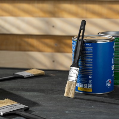 Кисть флейцевая "Стандарт", 25 х 6 мм, натуральная щетина, пластиковая ручка Сибртех Кисть флейцевая "Стандарт", 25 х 6 мм, натуральная щетина, пластиковая ручка Сибртех