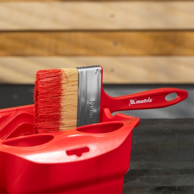 Кисть флейцевая "Эмали" Color Line 100 х 12 мм Matrix