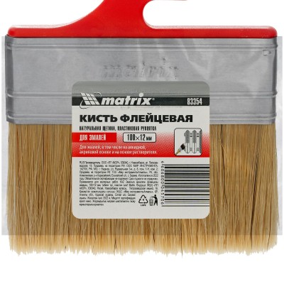 Кисть флейцевая "Эмали" Color Line 100 х 12 мм Matrix