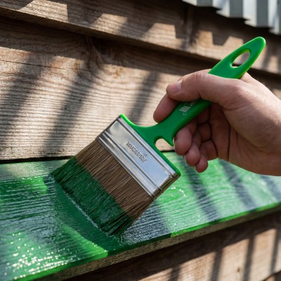 Кисть флейцевая "Работы по дереву" Color Line 100 х 12 мм Matrix