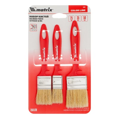 Набор кистей «Эмали» 25 мм, 35 мм, 50 мм Color Line Matrix