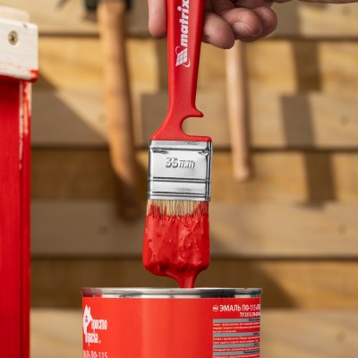 Кисть флейцевая "Эмали" Color Line 35 х 10 мм Matrix