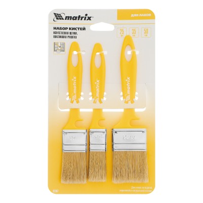 Набор кистей «Лаки» 25 мм, 35 мм, 50 мм Color Line Matrix