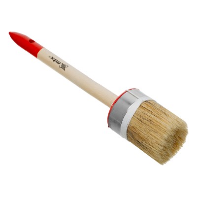 Кисть круглая, Профи №14 (50 мм) натуральная щетина, деревянная ручка MTX