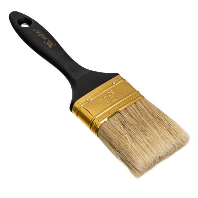 Кисть плоская "Профи" 2.5", натуральная щетина, пластмассовая ручка MTX Кисть плоская "Профи" 2.5", натуральная щетина, пластмассовая ручка MTX