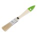 Кисть плоская 20 мм, натуральная щетина, деревянная ручка Сибртех