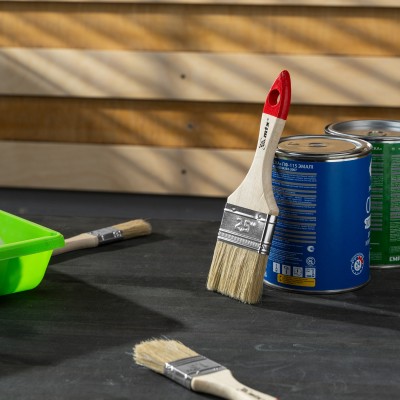 Кисть плоская "Стандарт" 2.5" (63 мм) натуральная щетина, деревянная ручка MTX Кисть плоская "Стандарт" 2.5" (63 мм) натуральная щетина, деревянная ручка MTX