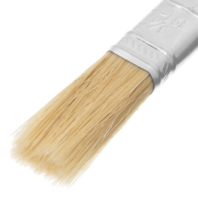 Кисть плоская "Евро" 3/4", натуральная щетина, пластмассовая ручка MTX