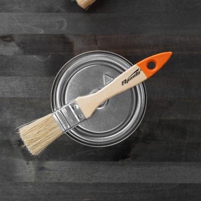 Кисть плоская Slimline 1" (25 мм) натуральная щетина, деревянная ручка Sparta