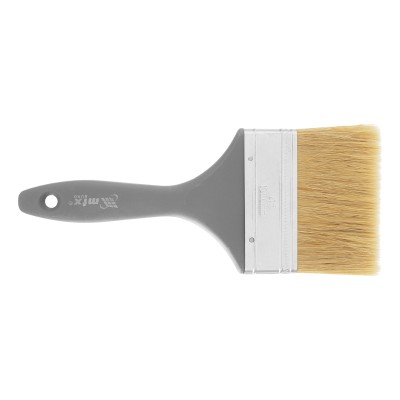 Кисть плоская "Евро" 4", натуральная щетина, пластмассовая ручка MTX