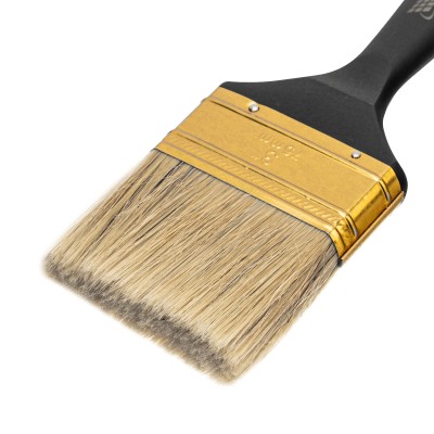 Кисть плоская "Профи" 3", натуральная щетина, пластмассовая ручка MTX Кисть плоская "Профи" 3", натуральная щетина, пластмассовая ручка MTX