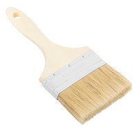 Кисть плоская "Евро" 4", натуральная щетина, деревянная ручка MTX