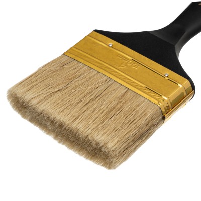 Кисть плоская "Профи" 4", натуральная щетина, пластмассовая ручка MTX Кисть плоская "Профи" 4", натуральная щетина, пластмассовая ручка MTX