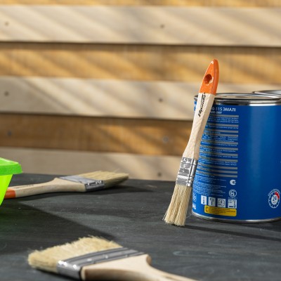 Кисть плоская Slimline 3/4" (20 мм) натуральная щетина, деревянная ручка Sparta