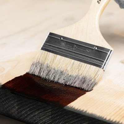 Кисть плоская Slimline 4" (100 мм) натуральная щетина, деревянная ручка Sparta