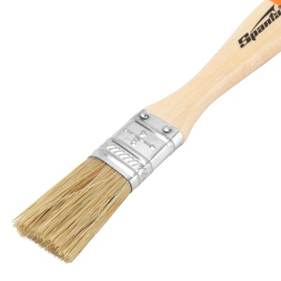 Кисть плоская Slimline 3/4" (20 мм) натуральная щетина, деревянная ручка Sparta