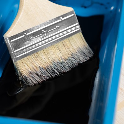 Кисть плоская Slimline 4" (100 мм) натуральная щетина, деревянная ручка Sparta