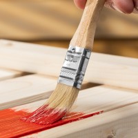Кисть плоская Slimline 3/4" (20 мм) натуральная щетина, деревянная ручка Sparta