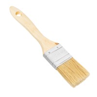 Кисть плоская "Евро" 1.5", натуральная щетина, деревянная ручка MTX