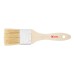 Кисть плоская "Евро" 2", натуральная щетина, деревянная ручка MTX