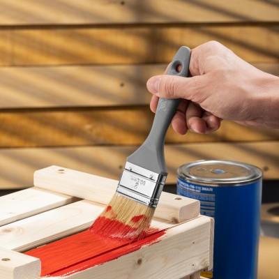 Кисть плоская "Евро" 2", натуральная щетина, пластмассовая ручка MTX Кисть плоская "Евро" 2", натуральная щетина, пластмассовая ручка MTX