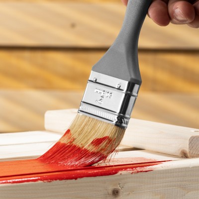 Кисть плоская "Евро" 2", натуральная щетина, пластмассовая ручка MTX Кисть плоская "Евро" 2", натуральная щетина, пластмассовая ручка MTX