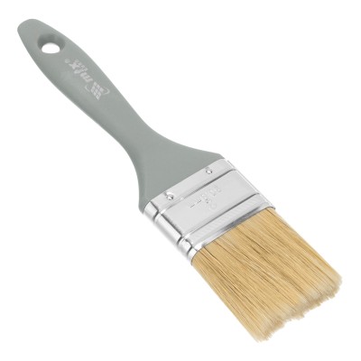 Кисть плоская "Евро" 2", натуральная щетина, пластмассовая ручка MTX Кисть плоская "Евро" 2", натуральная щетина, пластмассовая ручка MTX