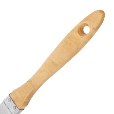 Кисть плоская "Евро" 3/4", натуральная щетина, деревянная ручка MTX