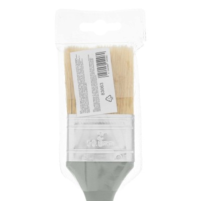 Кисть плоская "Евро" 2", натуральная щетина, пластмассовая ручка MTX Кисть плоская "Евро" 2", натуральная щетина, пластмассовая ручка MTX