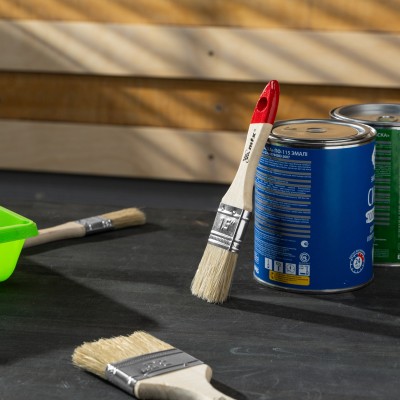 Кисть плоская "Стандарт" 1.5" (38 мм) натуральная щетина, деревянная ручка MTX Кисть плоская "Стандарт" 1.5" (38 мм) натуральная щетина, деревянная ручка MTX