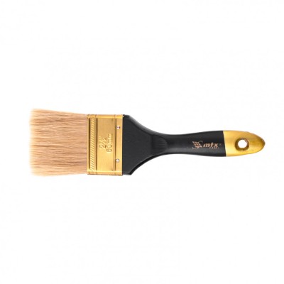 Кисть плоская "Профи" 2.5", натуральная щетина, деревянная ручка MTX Кисть плоская "Профи" 2.5", натуральная щетина, деревянная ручка MTX
