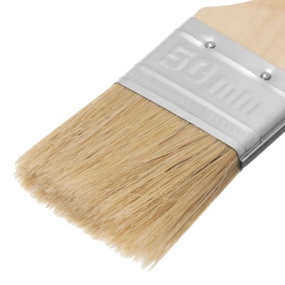 Кисть плоская "Стандарт" 2" (50 мм) натуральная щетина, деревянная ручка MTX Кисть плоская "Стандарт" 2" (50 мм) натуральная щетина, деревянная ручка MTX