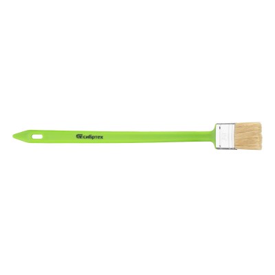 Кисть радиаторная 36 мм, натуральная щетина, пластиковая ручка Сибртех