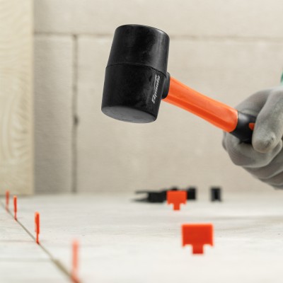 Киянка резиновая, 225 г, черная резина, фибергласовая рукоятка Sparta