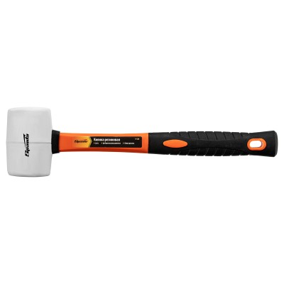 Киянка резиновая, 225 г, белая резина, фибергласовая рукоятка Sparta