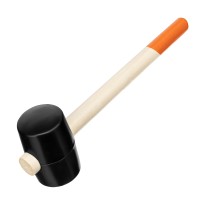 Киянка резиновая, 450 г, черная резина, деревянная рукоятка Sparta Киянка резиновая, 450 г, черная резина, деревянная рукоятка Sparta