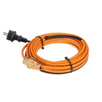 Кабель греющий саморегулирующийся пищевой модель SRP 10HTM2-CT, готовый комплект в трубу, 8м/80Вт REXANT