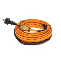 Кабель греющий саморегулирующийся пищевой модель SRP 10HTM2-CT, готовый комплект в трубу, 15м/150Вт REXANT