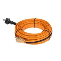 Кабель греющий саморегулирующийся пищевой модель SRP 10HTM2-CT, готовый комплект в трубу, 20м/200Вт REXANT