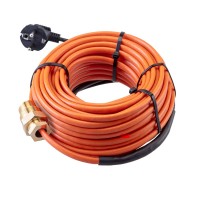 Кабель греющий саморегулирующийся пищевой 10 ККНС 2ЛПп-ЭЛ 65/85, готовый комплект в трубу, 10м/100Вт PROconnect