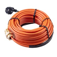 Кабель греющий саморегулирующийся пищевой 10 ККНС 2ЛПп-ЭЛ 65/85, готовый комплект в трубу, 20м/200Вт PROconnect