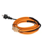 Кабель греющий саморегулирующийся пищевой модель SRP 10HTM2-CT, готовый комплект в трубу, 6м/60Вт REXANT