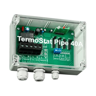 Терморегулятор TermoStat Pipe 40A IP65 REXANT