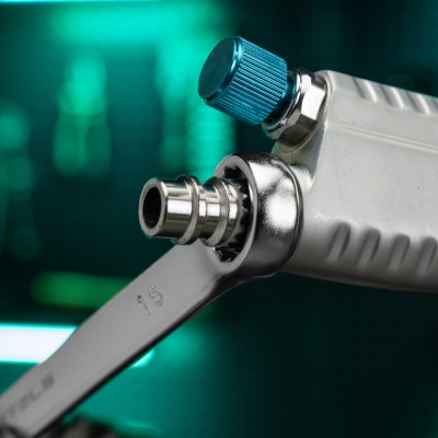 Ключ комбинированный, 15 мм, CrV, матовый хром Stels