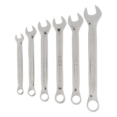 Набор ключей комбинированных 6 шт, 8-17 мм, антислип Stels Набор ключей комбинированных 6 шт, 8-17 мм, антислип Stels